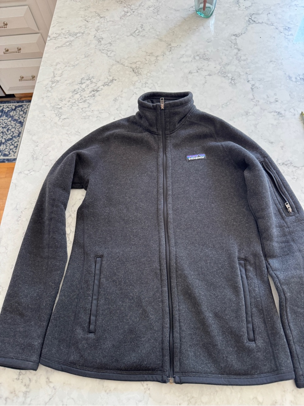 Women’s Better Sweater Full-Zip XS in Black